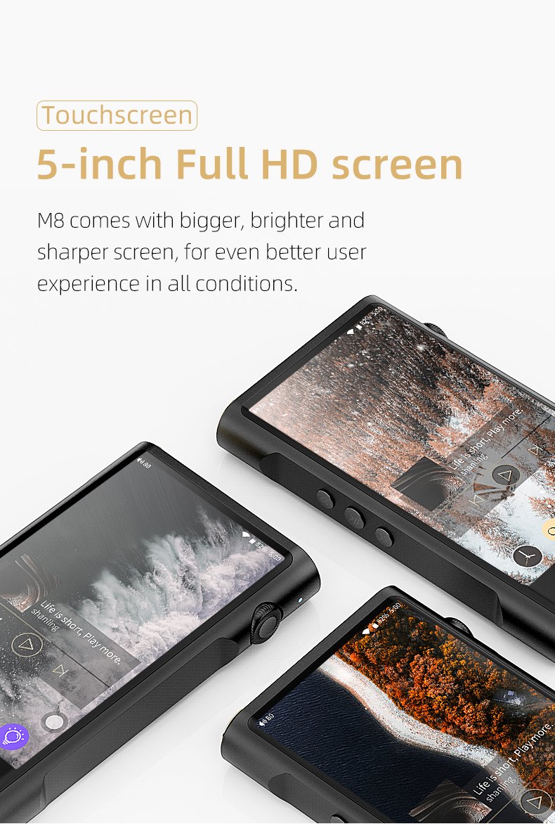 Apos Audio Shanling DAP (Digital Audio Player) Shanling M8 Digital Audio Player (Apos Specials)