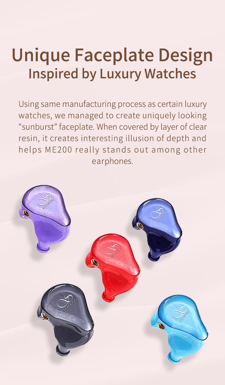 Shanling ME200 In-Ear Monitor (IEM) Earphone