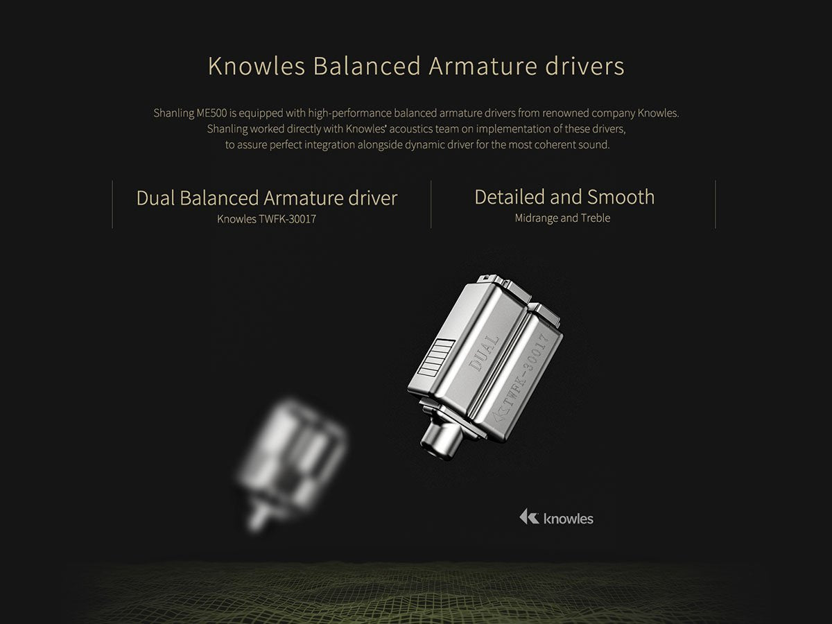 Shanling ME500 In-Ear Monitor (IEM) Earphone