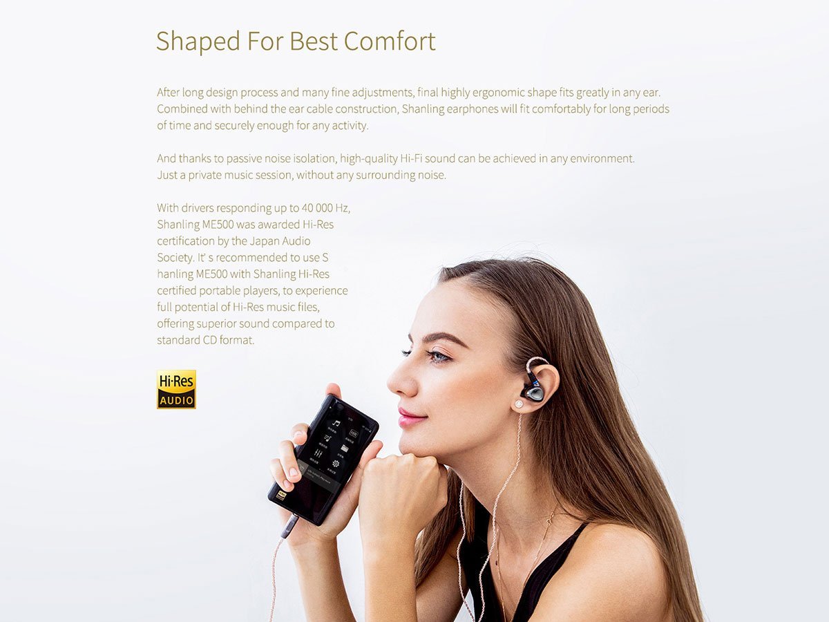 Shanling ME500 In-Ear Monitor (IEM) Earphone
