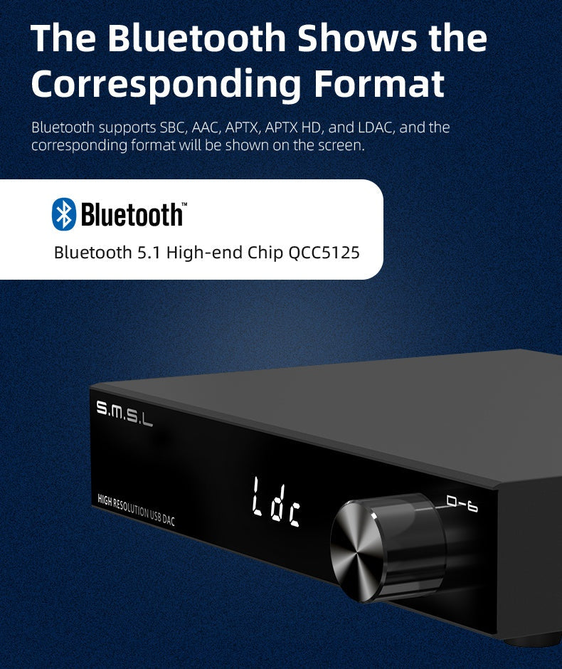 Apos Audio SMSL DAC (Digital-to-Analog Converter) SMSL D-6 DAC