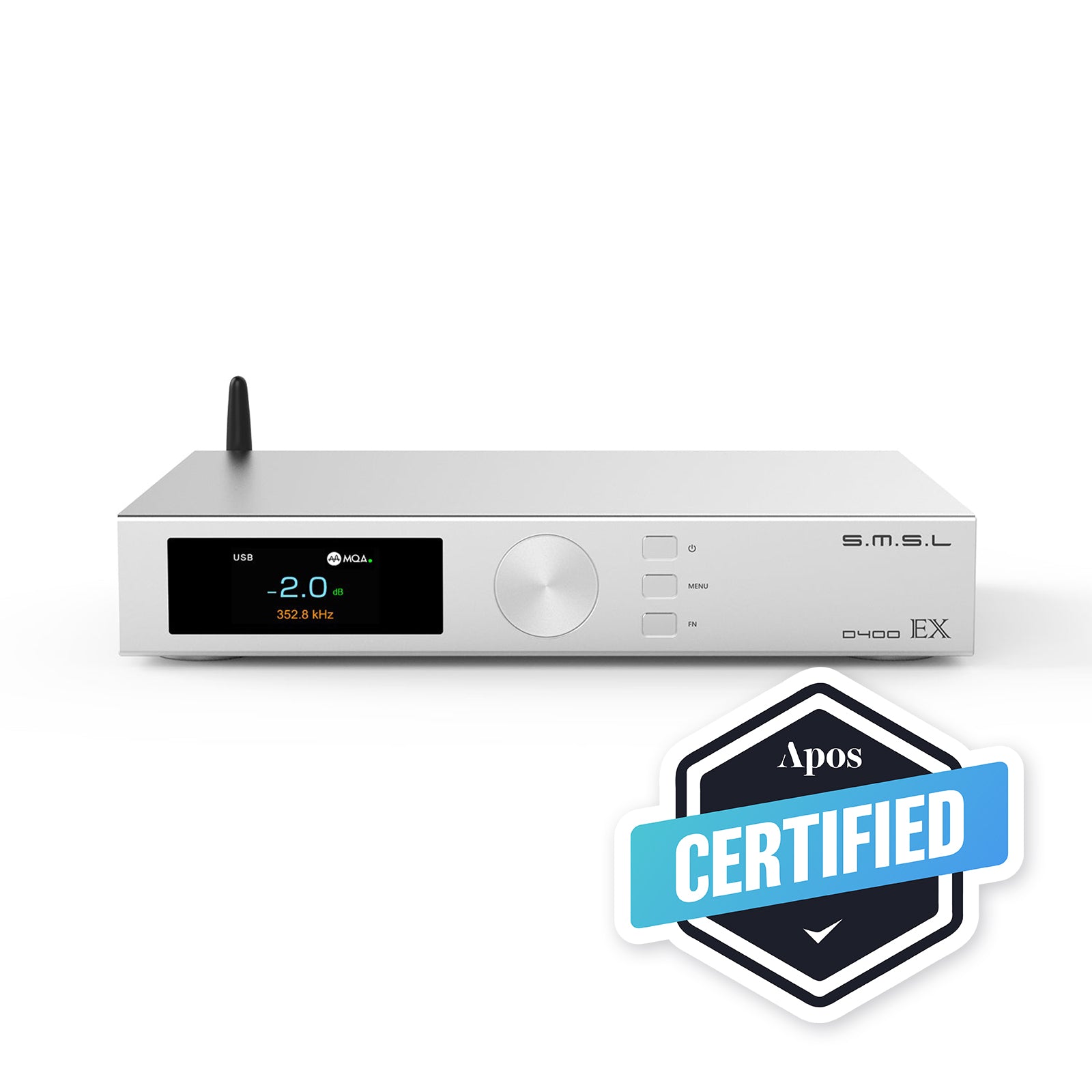 Apos Audio SMSL DAC (Digital-to-Analog Converter) SMSL D400EX Desktop DAC (Apos Certified)