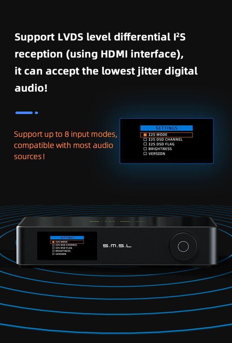 Apos Audio SMSL DAC (Digital-to-Analog Converter) SMSL M400 MQA DAC (Digital-to-Analog Converter)