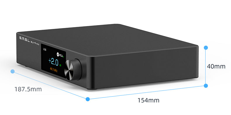 Apos Audio SMSL DAC (Digital-to-Analog Converter) SMSL SU-9 Pro MQA Desktop DAC