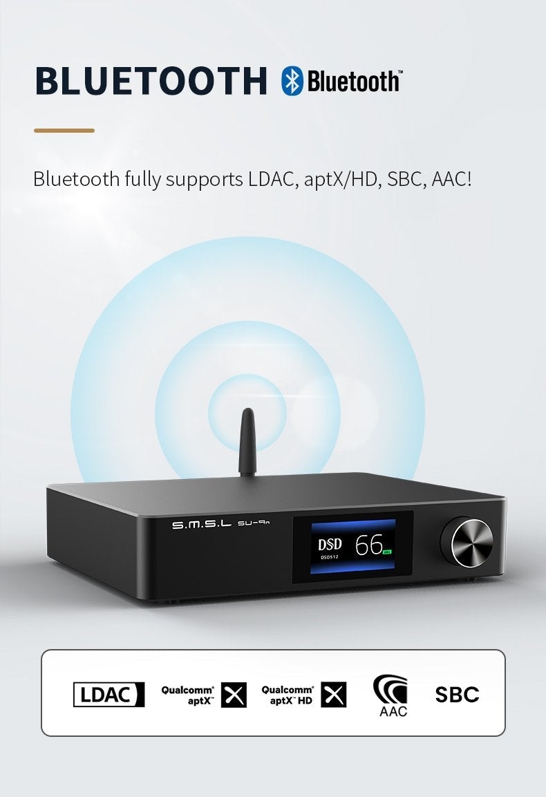 Apos Audio SMSL DAC (Digital-to-Analog Converter) SMSL SU-9n Balanced Desktop DAC (Apos Certified)