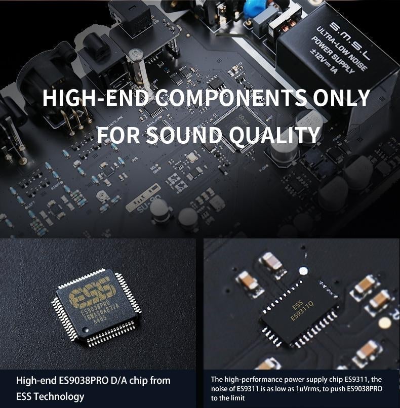 Apos Audio SMSL DAC (Digital-to-Analog Converter) SMSL SU-9n Balanced Desktop DAC (Apos Certified)