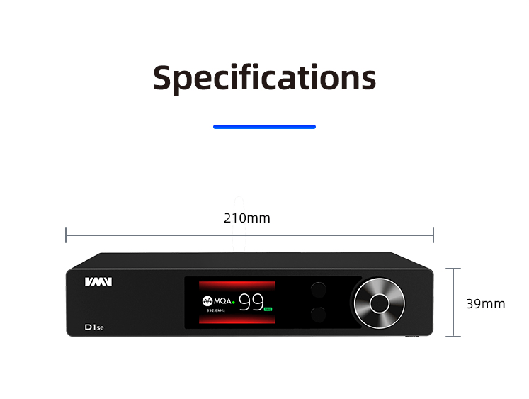 Apos Audio SMSL DAC (Digital-to-Analog Converter) SMSL VMV D1se MQA DAC (Apos Certified)