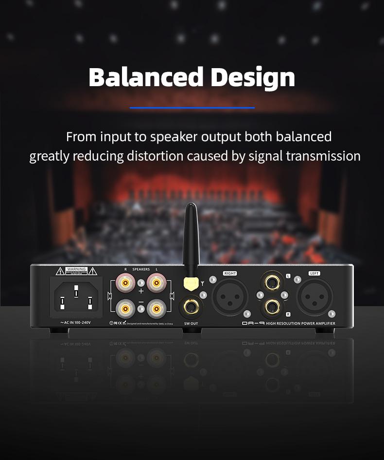 Apos Audio SMSL Headphone Amp SMSL DA-9 Bluetooth 5.0 Amplifier