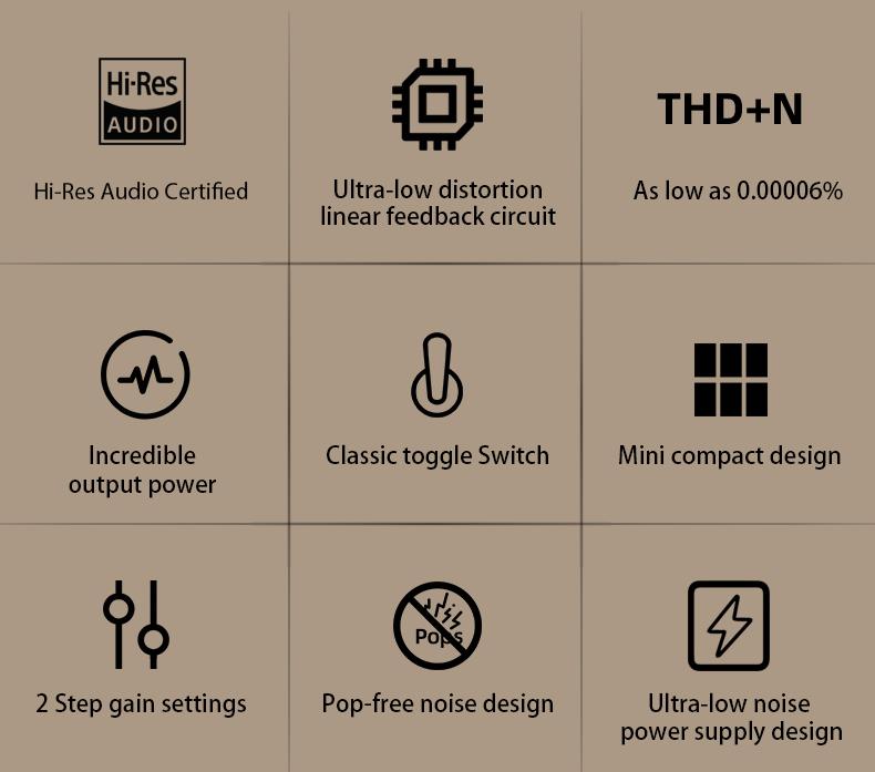 Apos Audio SMSL Headphone Amp SMSL SH-6 Mini Desktop Amp (Apos Certified)