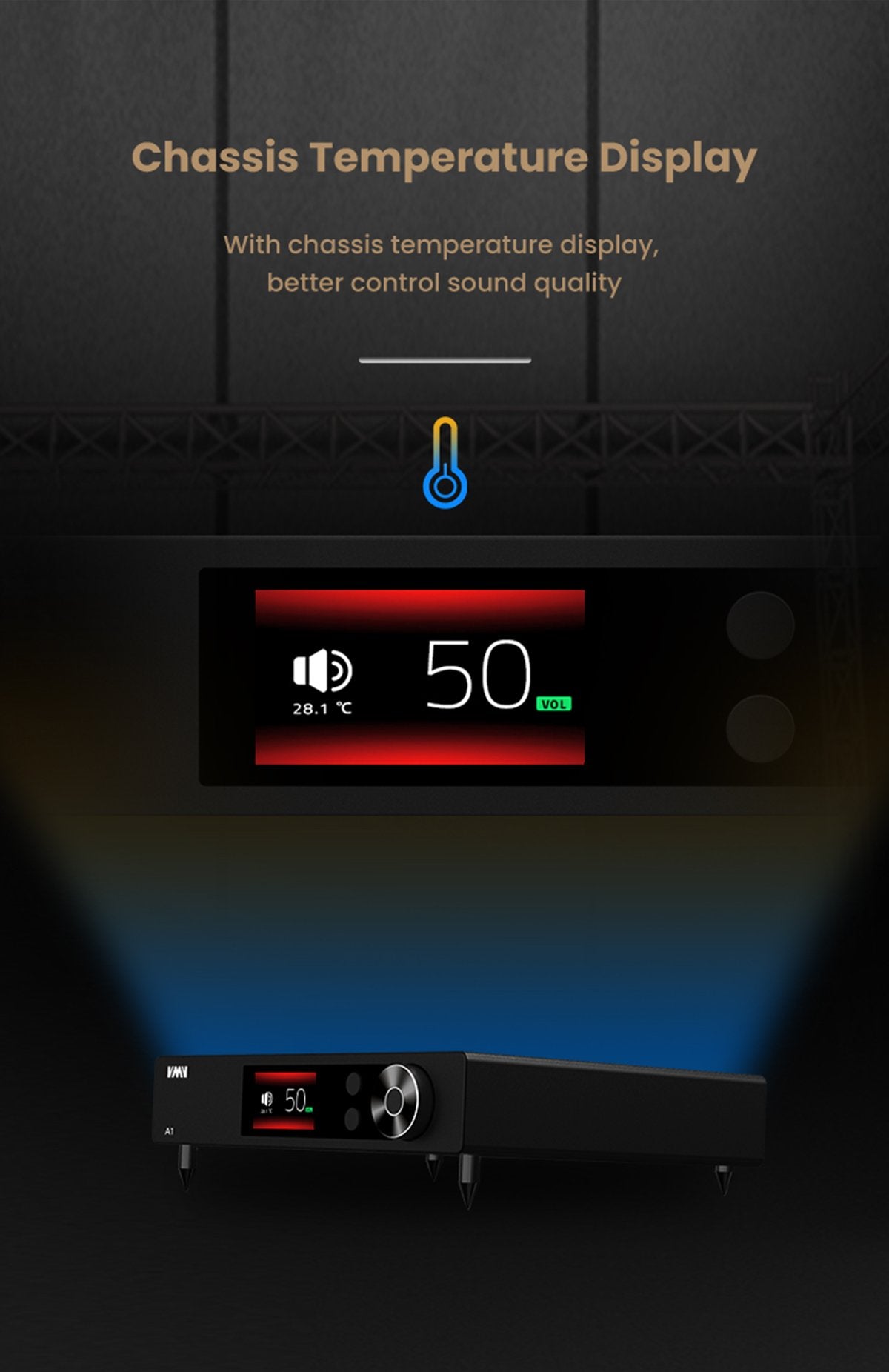 Apos Audio SMSL Headphone Amp SMSL VMV A1 Class-A Amplifier (Apos Certified)