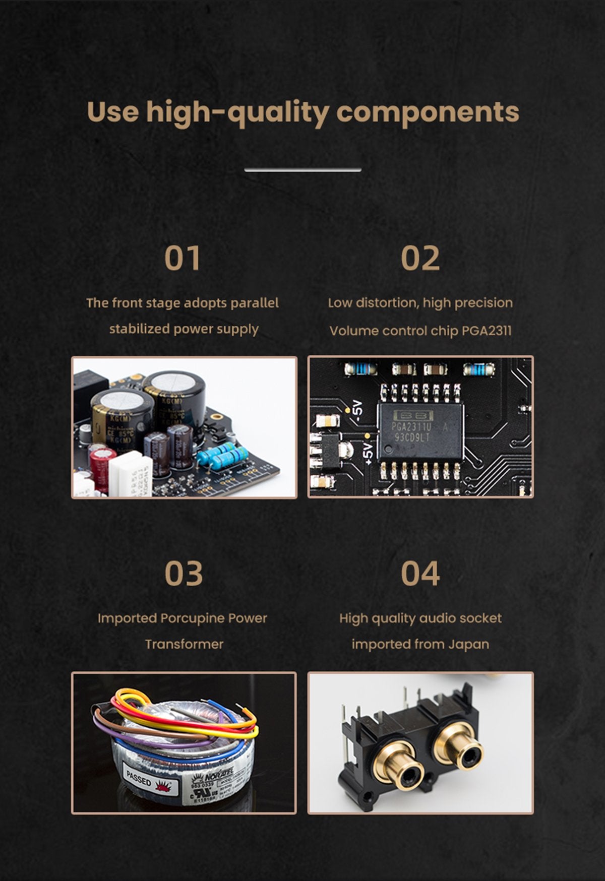 Apos Audio SMSL Headphone Amp SMSL VMV A1 Class-A Amplifier (Apos Certified)