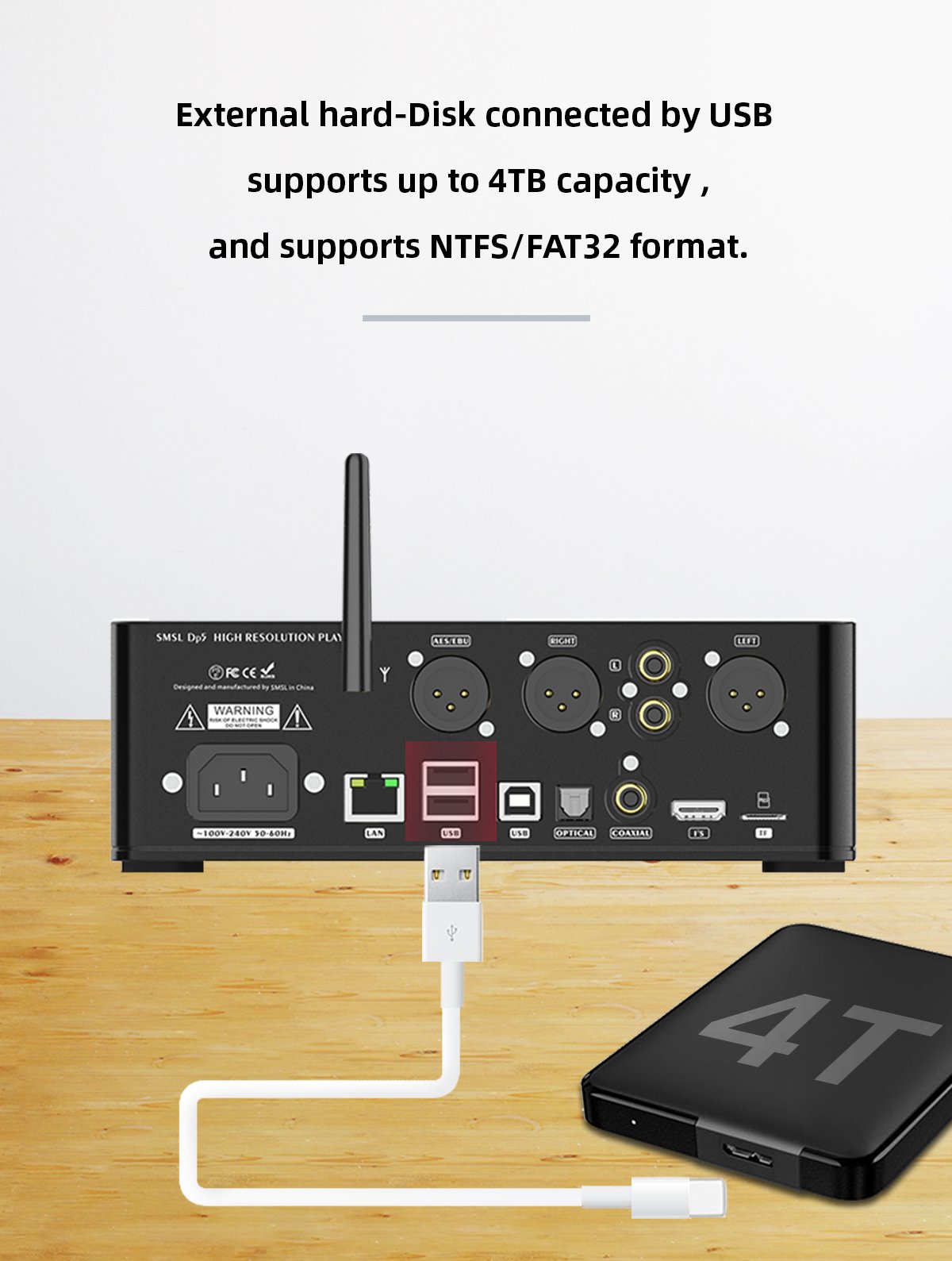 SMSL DP5 MQA High-Fi Network-Enabled DAC Amp