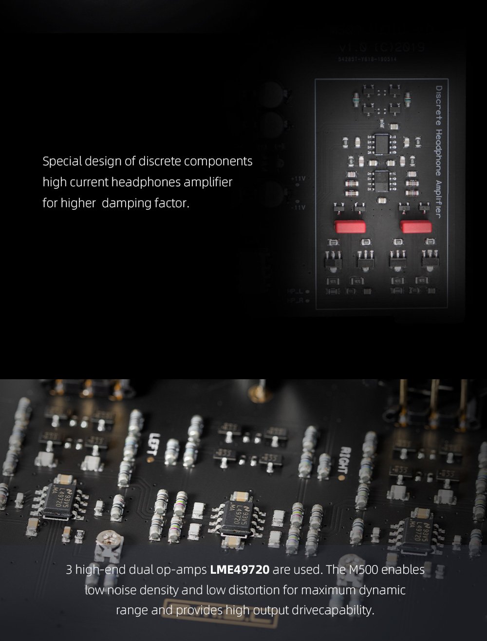 Apos Audio SMSL Headphone DAC/Amp SMSL M500 V2 MQA Amp/DAC