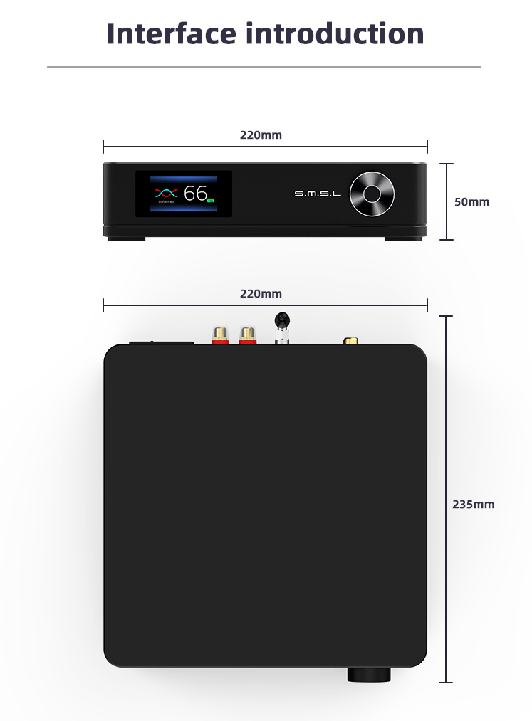 Apos Audio SMSL Preamplifier SMSL SA400 High Resolution Power Amplifier