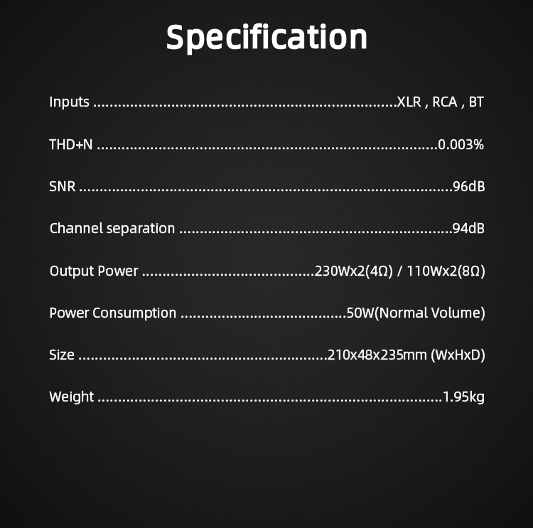 Apos Audio SMSL Preamplifier SMSL SA400 High Resolution Power Amplifier