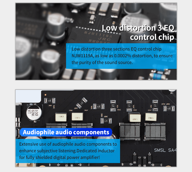 Apos Audio SMSL Preamplifier SMSL SA400 High Resolution Power Amplifier