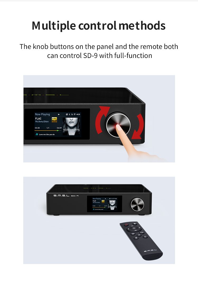 Apos Audio SMSL Streaming Media Player SMSL SD-9 HiFi Network Music Player
