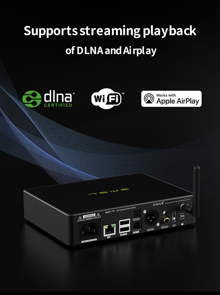 Apos Audio SMSL Streaming Media Player SMSL SD-9 HiFi Network Music Player