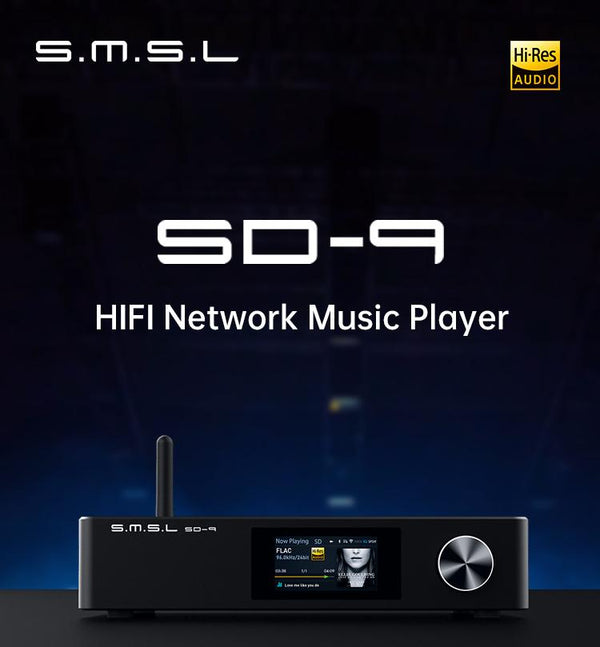 Apos Audio SMSL Streaming Media Player SMSL SD-9 HiFi Network Music Player (Apos Certified)
