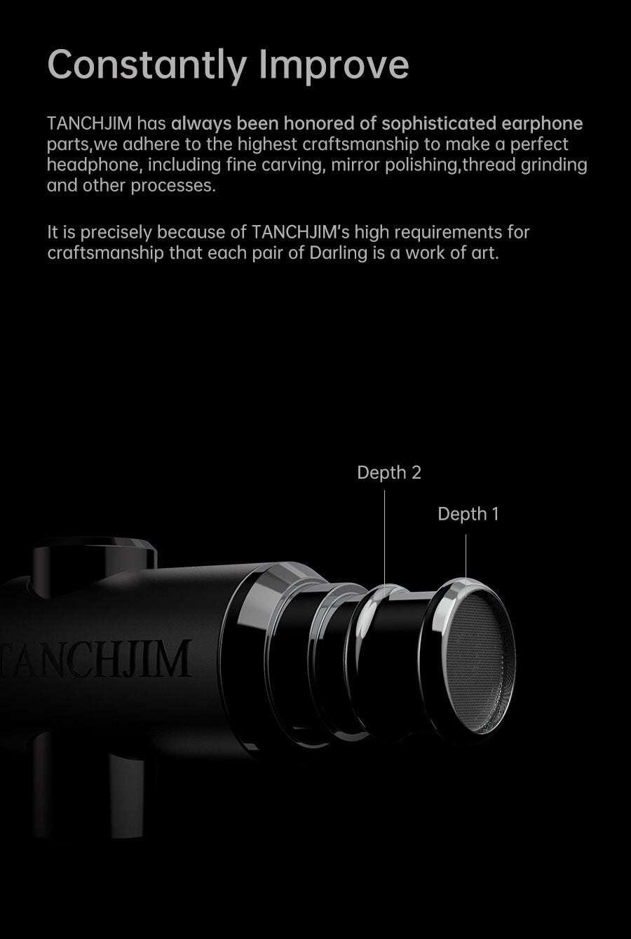 Apos Audio Tanchjim Earphone / In-Ear Monitor (IEM) Tanchjim Darling Hybrid IEM