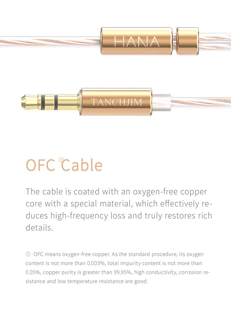 Apos Audio Tanchjim Earphone / In-Ear Monitor (IEM) Tanchjim HANA 2021 In-Ear Monitor (IEM) Earphone (Apos Certified)