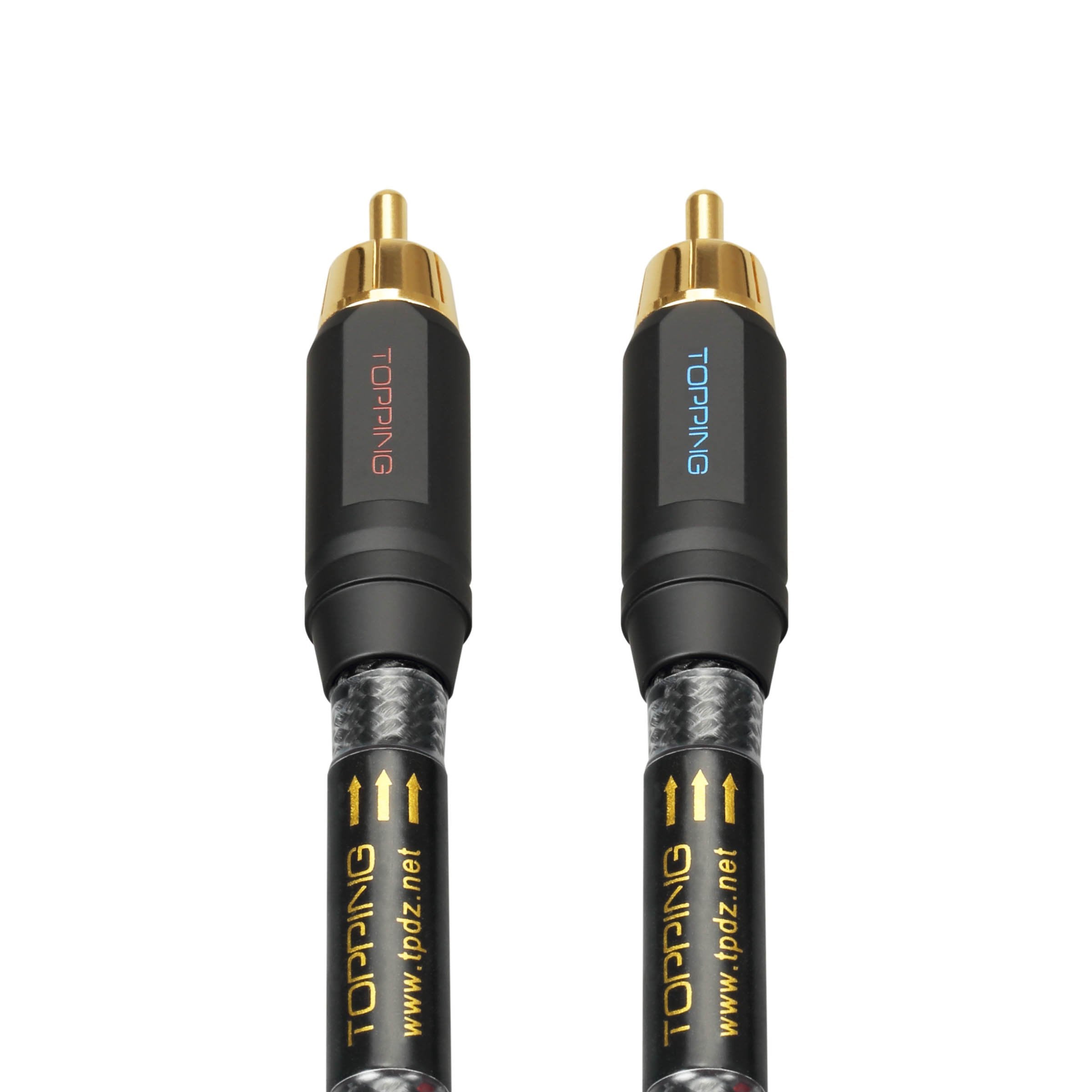 Apos Audio TOPPING Cable TOPPING TCR2 6N Single Crystal Copper RCA Cables