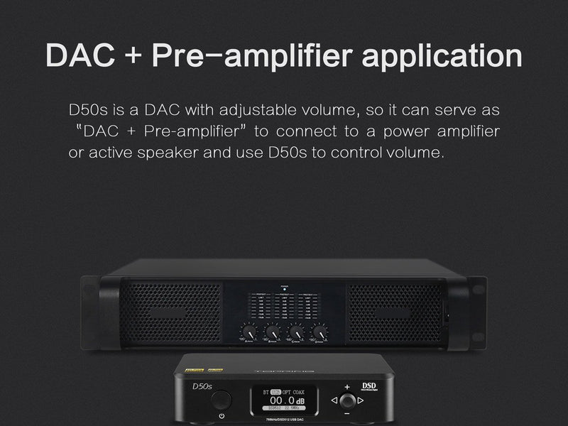 Apos Audio TOPPING DAC (Digital-to-Analog Converter) TOPPING D50s DAC (Apos Certified)