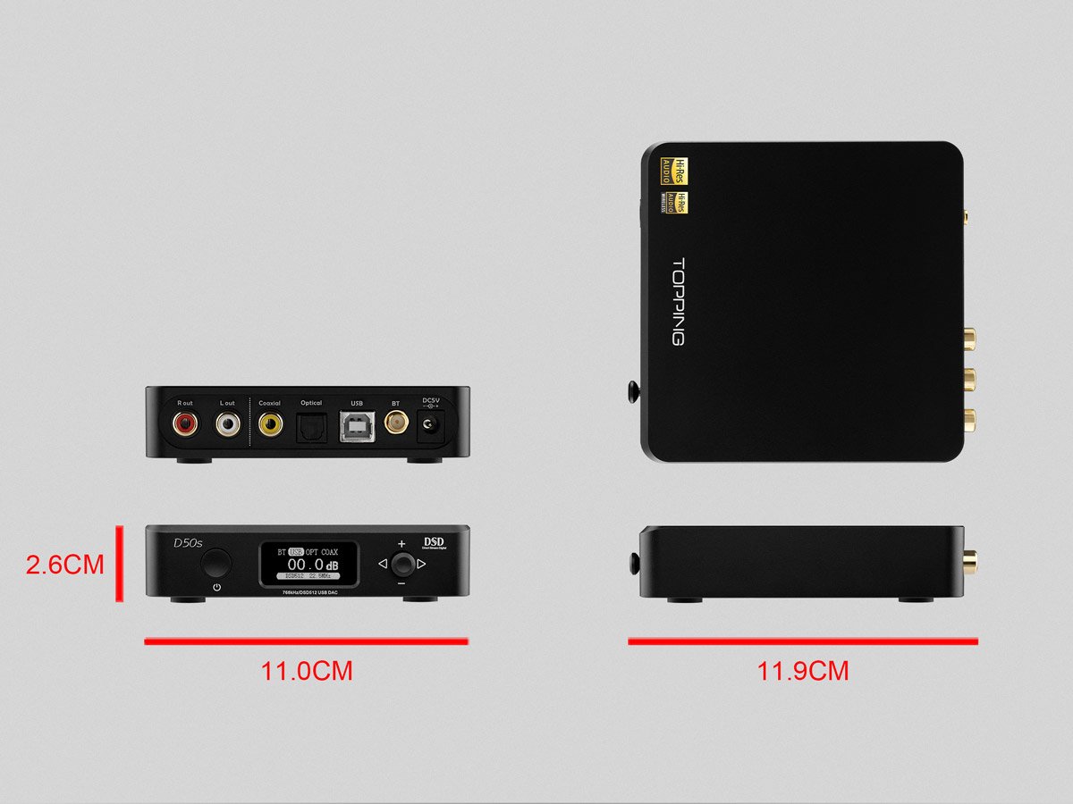 Apos Audio TOPPING DAC (Digital-to-Analog Converter) TOPPING D50s DAC (Digital-to-Analog Converter)