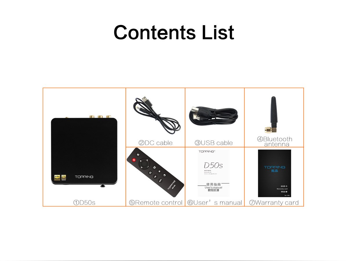 Apos Audio TOPPING DAC (Digital-to-Analog Converter) TOPPING D50s DAC (Digital-to-Analog Converter)