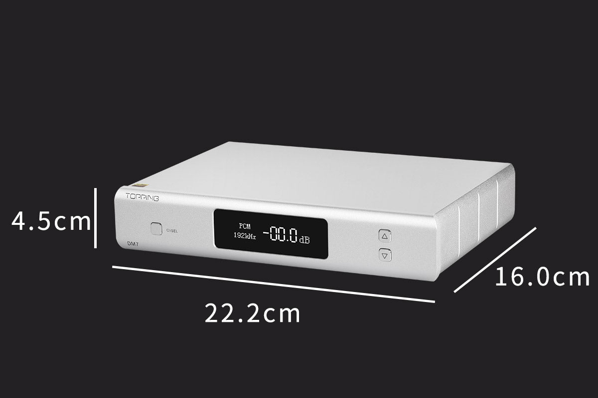 Apos Audio TOPPING DAC (Digital-to-Analog Converter) TOPPING DM7 8 Channel DAC