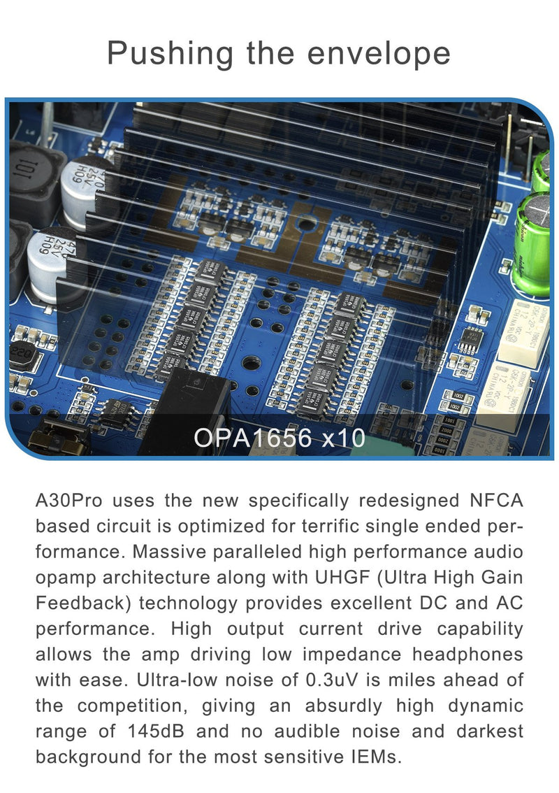 Apos Audio TOPPING Headphone Amp TOPPING A30 Pro Desktop Headphone Amp