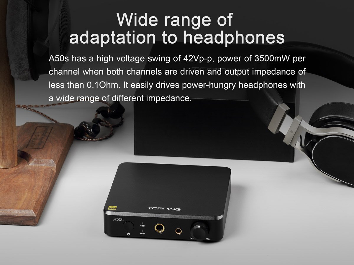 Apos Audio TOPPING Headphone Amp TOPPING A50s Headphone Amplifier