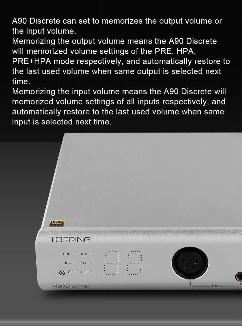 Apos Audio TOPPING Headphone Amp TOPPING A90 Headphone Amp