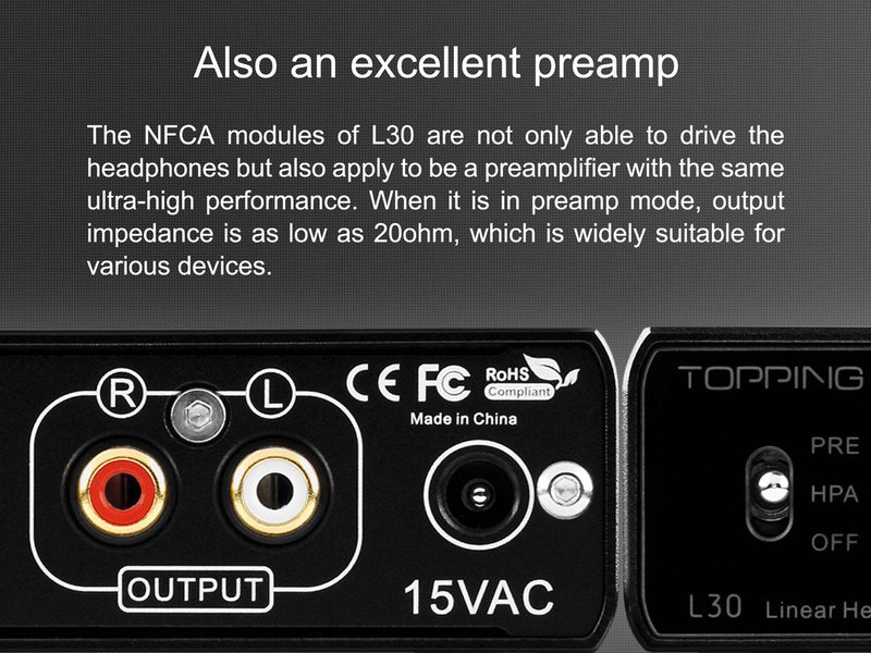 Apos Audio TOPPING Headphone Amp TOPPING L30 Headphone Amp