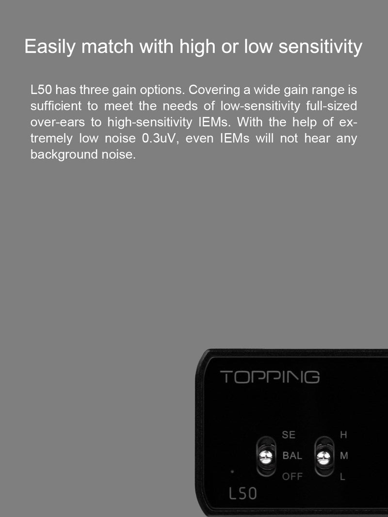 Apos Audio TOPPING Headphone Amp TOPPING L50 Headphone Amp