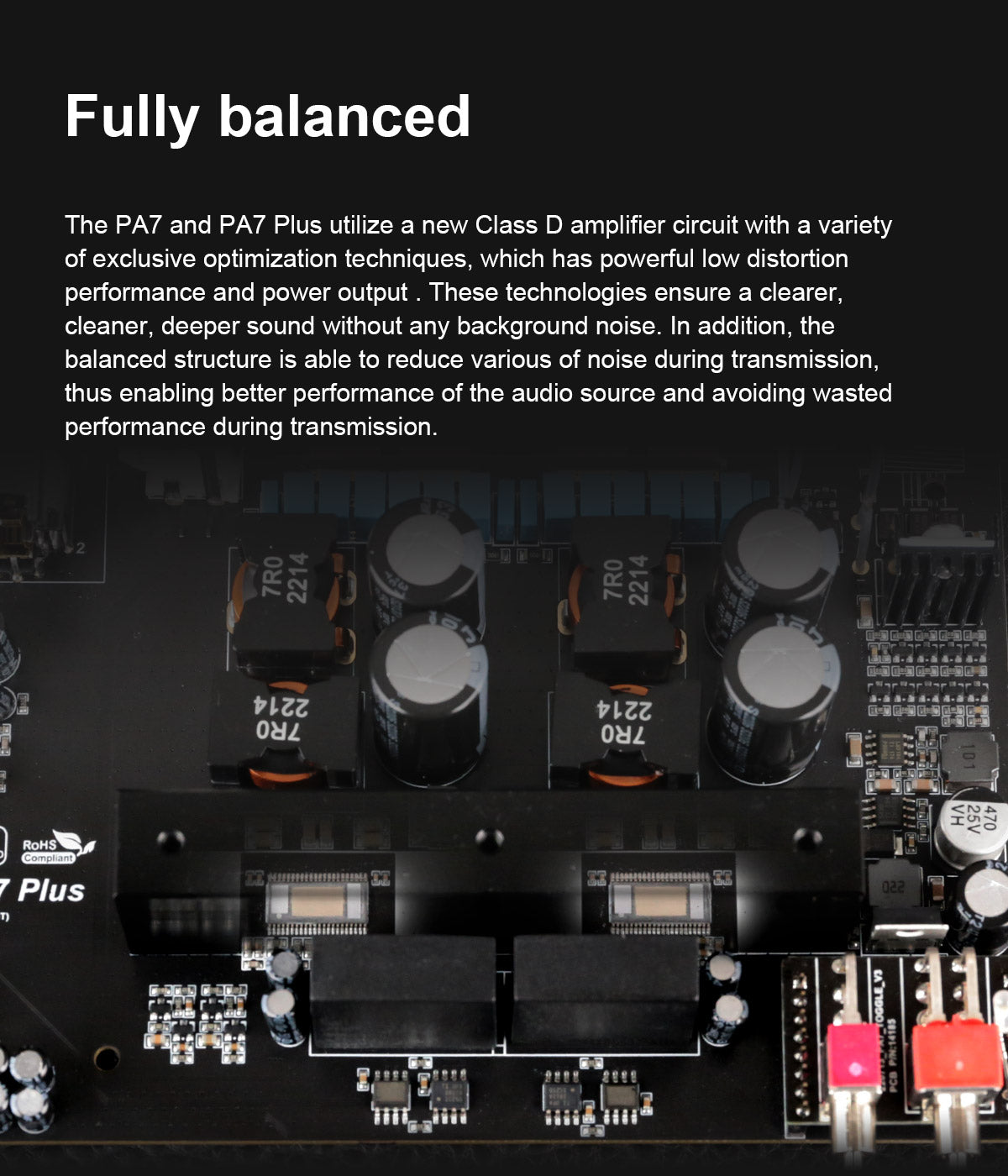 Apos Audio TOPPING Headphone Amp TOPPING PA7 / PA7 Plus Power Amplifier