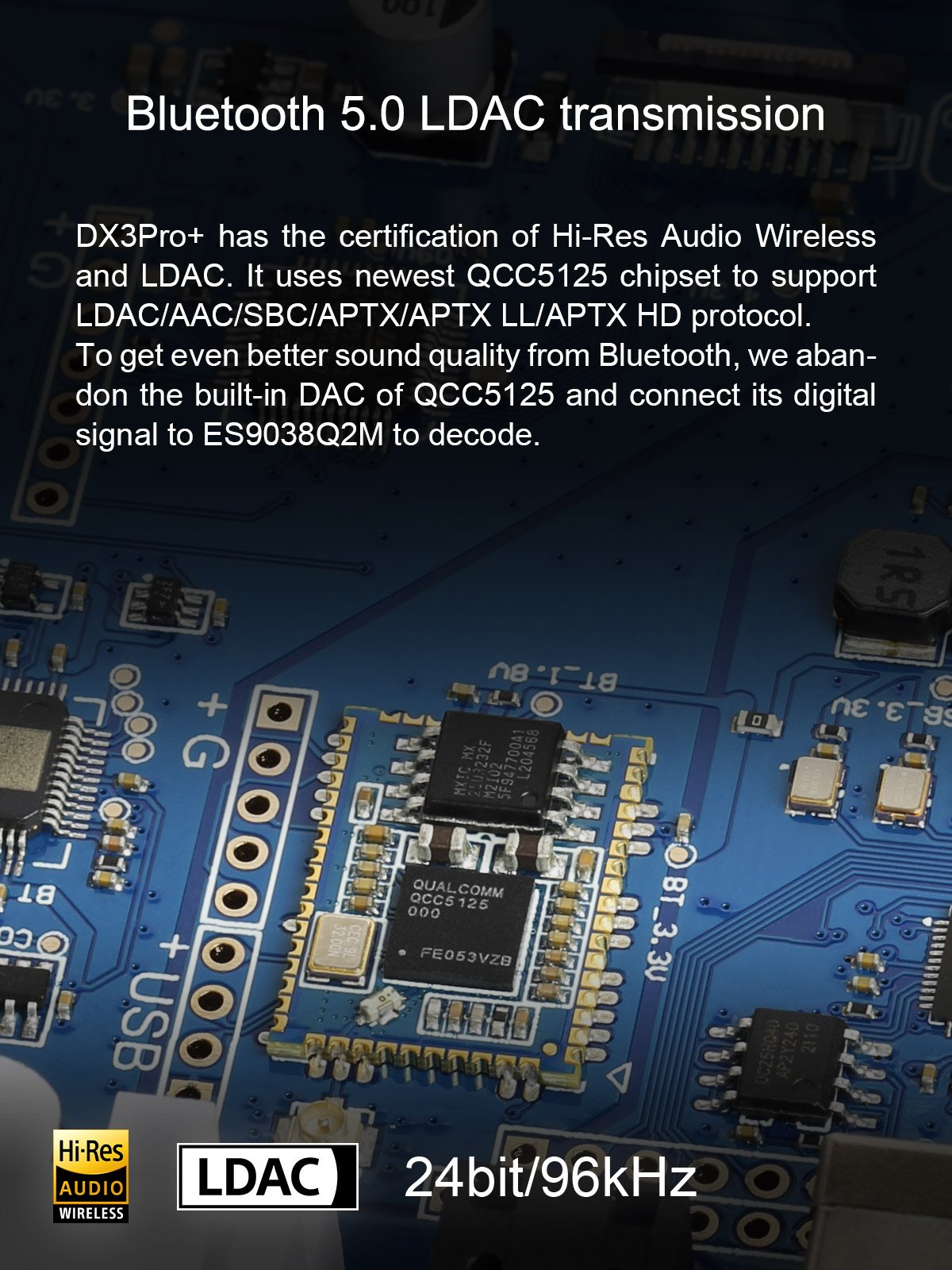 Apos Audio TOPPING Headphone DAC/Amp TOPPING DX3 Pro+ Bluetooth DAC/Amp