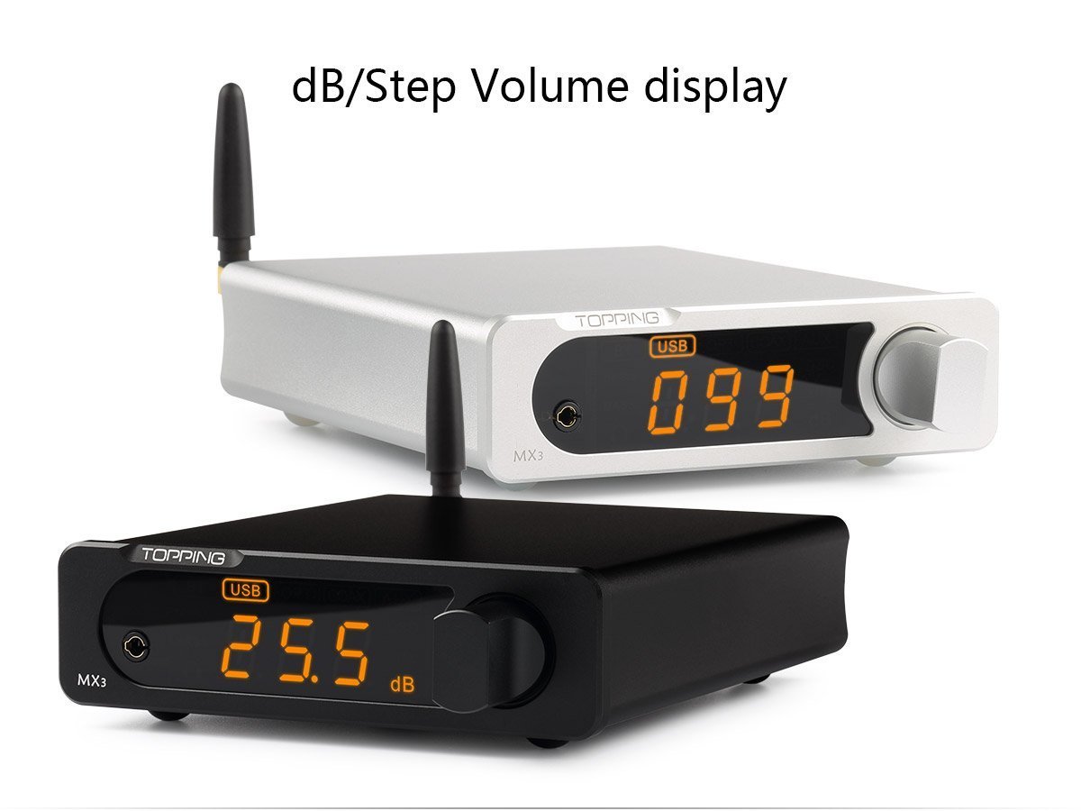 Apos Audio TOPPING Headphone DAC/Amp TOPPING MX3 Built-in Bluetooth Receiver DAC Headphone Amp Digital Amplifier