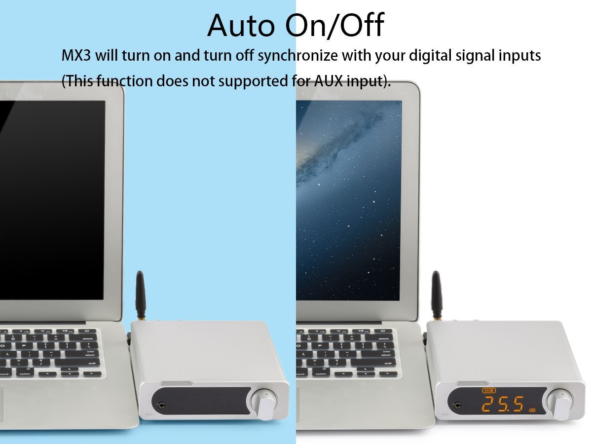 Apos Audio TOPPING Headphone DAC/Amp TOPPING MX3 Built-in Bluetooth Receiver DAC Headphone Amp Digital Amplifier