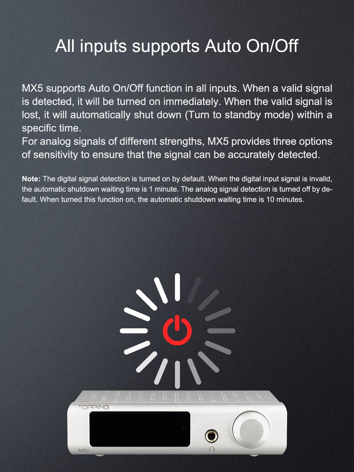 Apos Audio TOPPING Headphone DAC/Amp TOPPING MX5 Multi-Function Power Amplifier (Apos Certified)