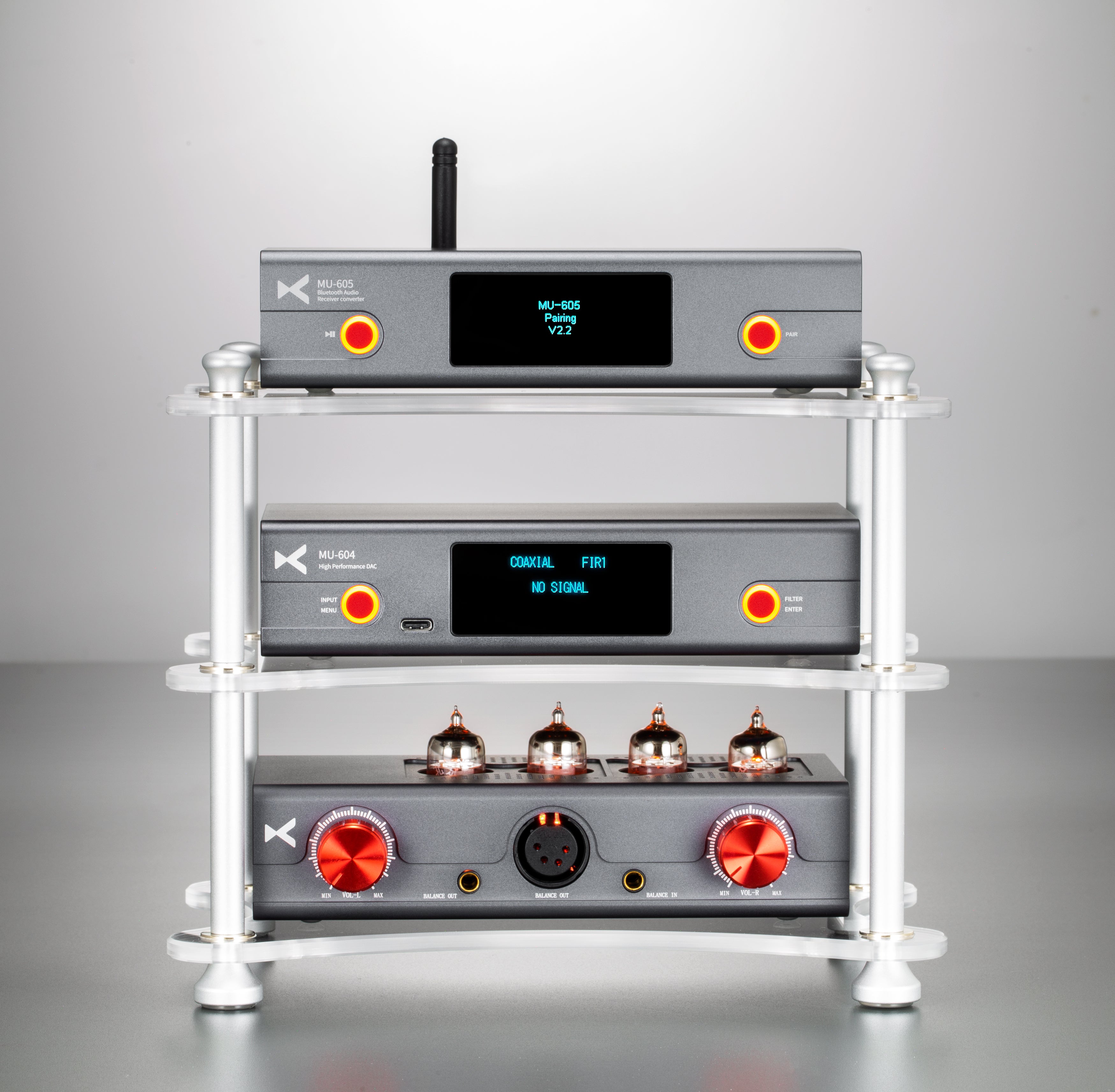 Apos Audio xDuoo Accessory xDuoo X-R01 Multilayer Acrylic HIFI Rack