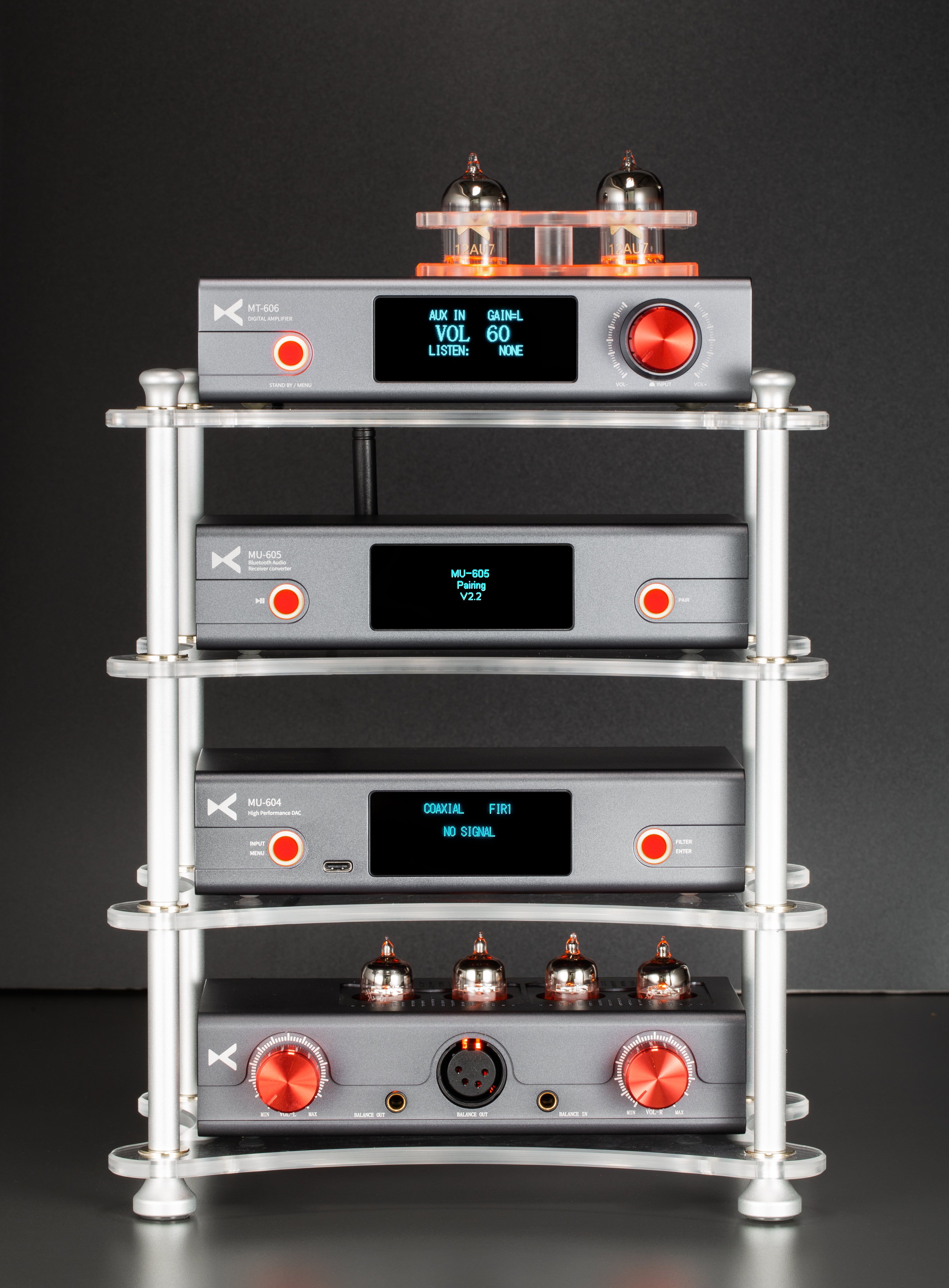 Apos Audio xDuoo Accessory xDuoo X-R01 Multilayer Acrylic HIFI Rack