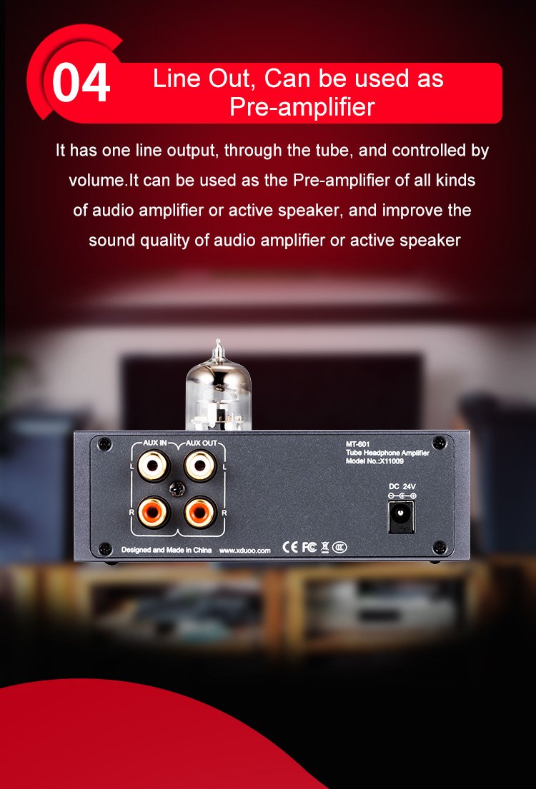 Apos Audio xDuoo Headphone Amp (Tube) xDuoo MT-601 Tube Class-A Headphone Amplifier (Apos Certified)