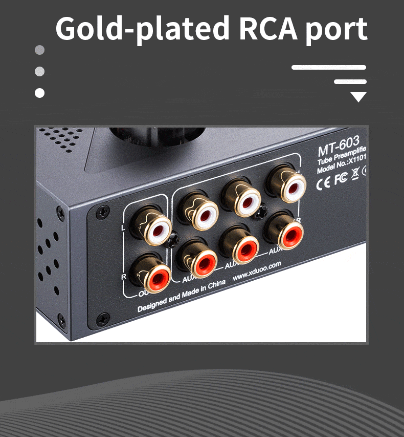 Apos Audio xDuoo Headphone Amp (Tube) xDuoo MT-603 Multichoice Pre-amp