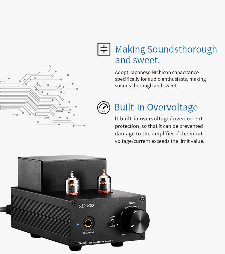 Apos Audio xDuoo | 乂度 Headphone Amp (Tube) xDuoo TA-05 Tube Amplifier