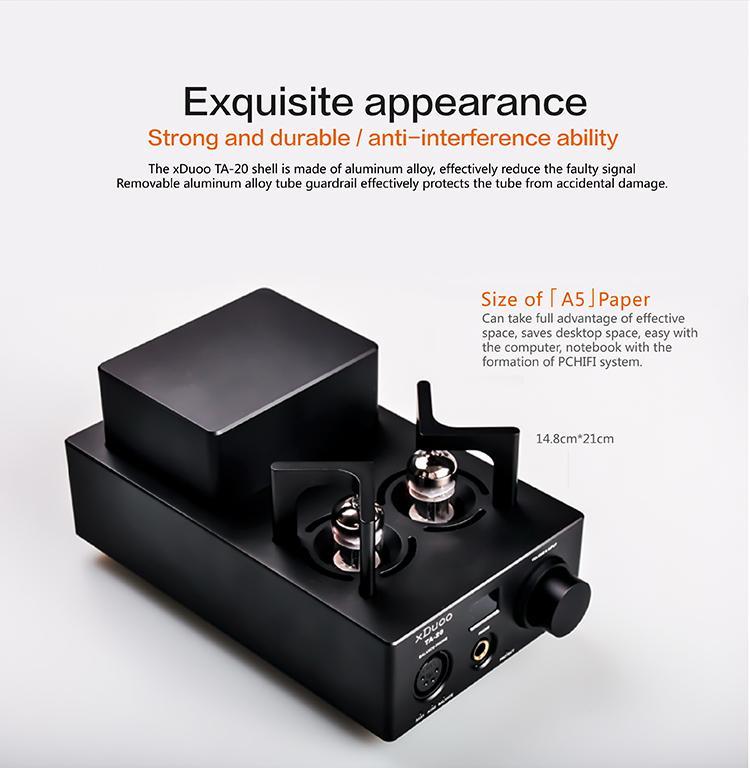 Apos Audio xDuoo | 乂度 Headphone Amp (Tube) xDuoo TA-20 Tube Amp