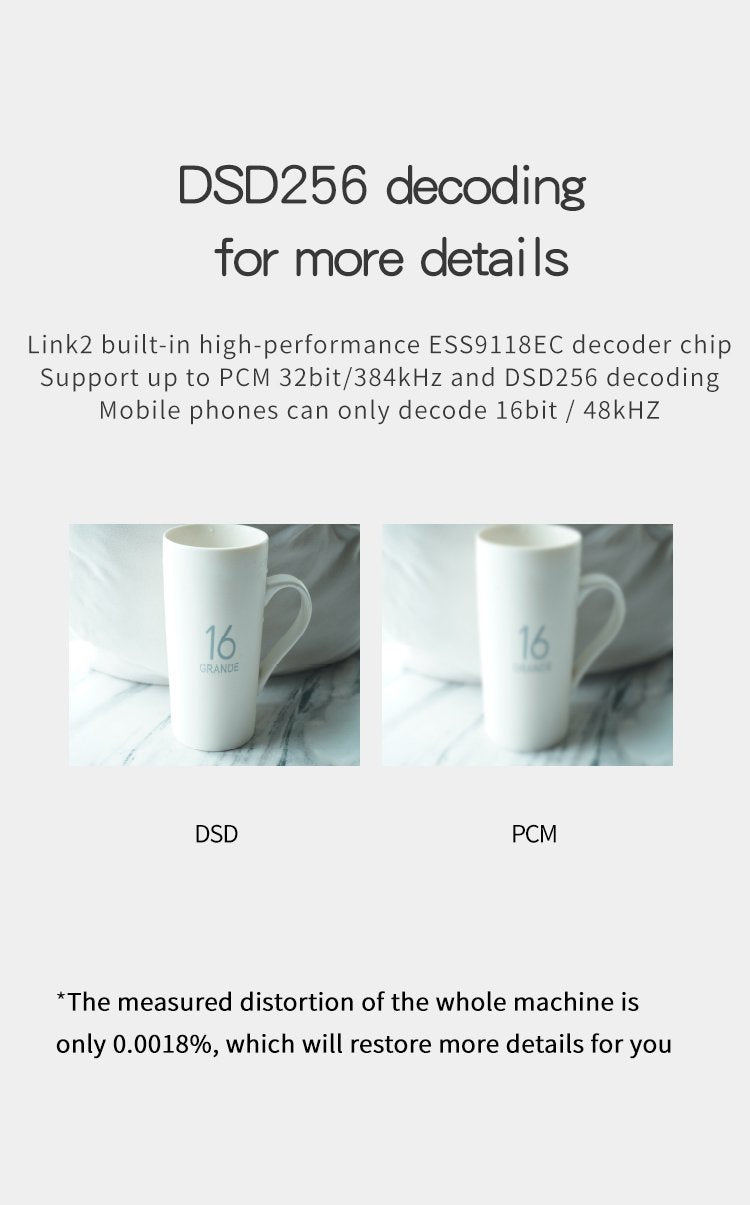 Apos Audio xDuoo Headphone DAC/Amp xDuoo Link 2 DAC Headphone Amp (Apos Certified) Blue