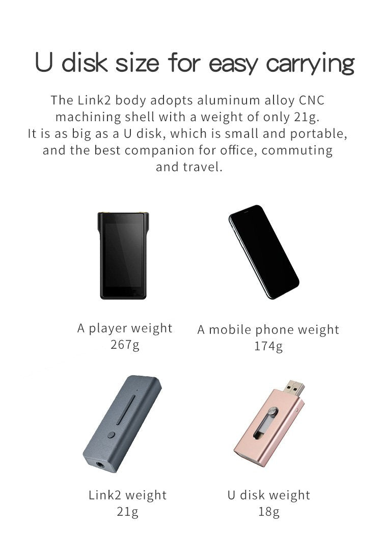 Apos Audio xDuoo Headphone DAC/Amp xDuoo Link 2 DAC Headphone Amp (Apos Certified) Blue