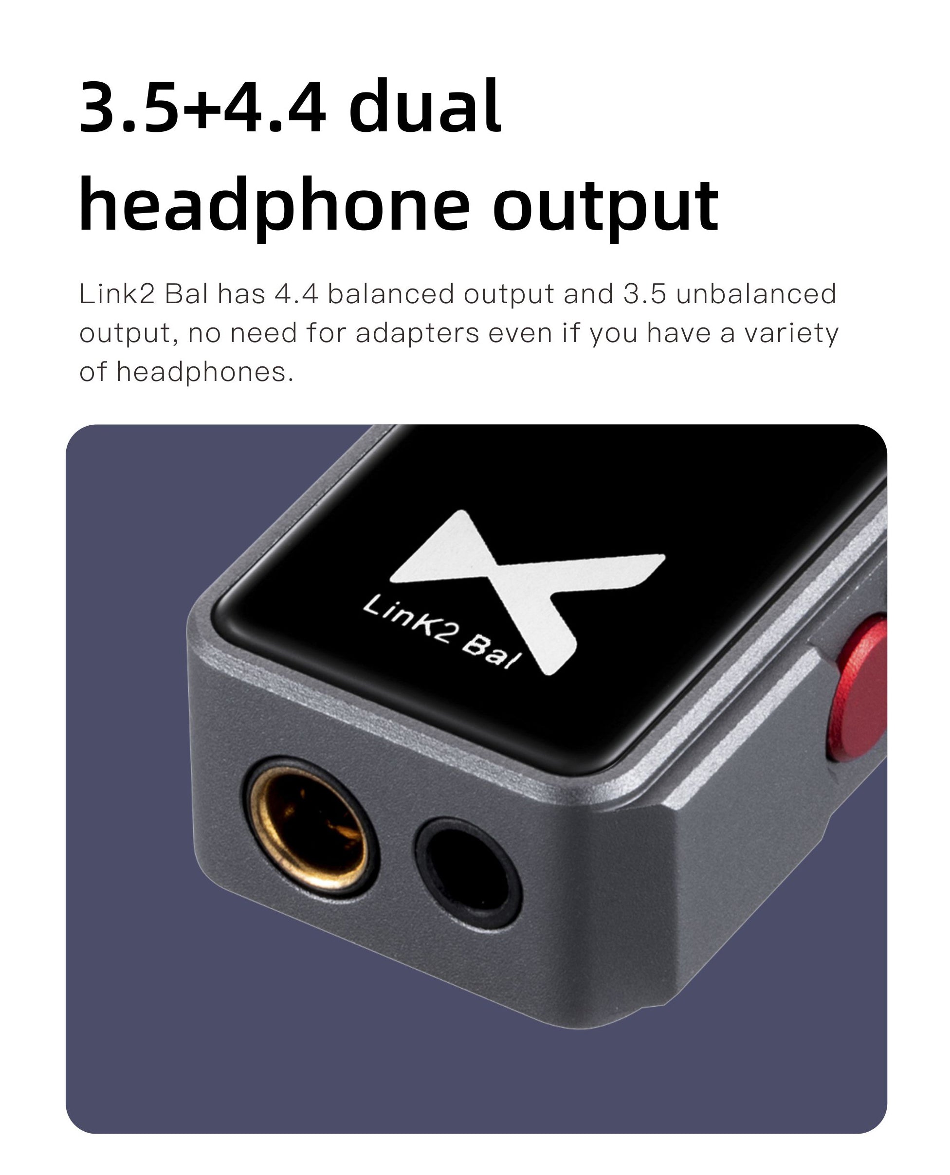 Apos Audio xDuoo Headphone DAC/Amp xDuoo Link2 Bal Max Portable Balanced DAC/Amp