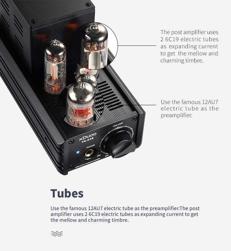 Apos Audio xDuoo | 乂度 Headphone DAC/Amp xDuoo TA-03S Tube DAC/Amp